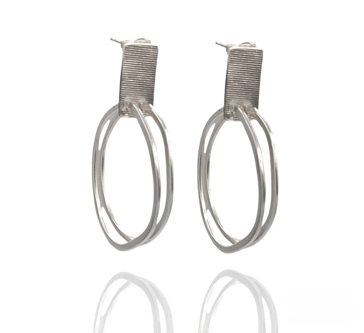 Unhewn Hoop Earrings