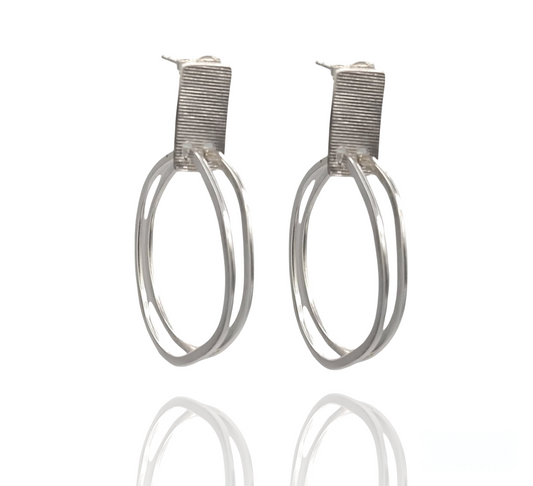 Unhewn Hoop Earrings