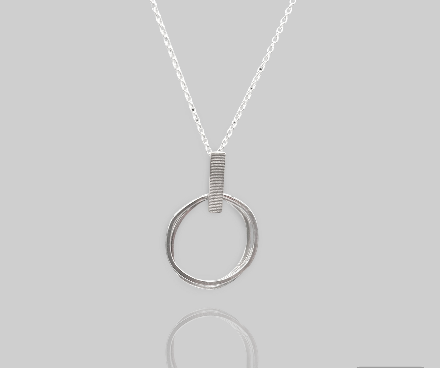 Unhewn Multi Circle Pendent